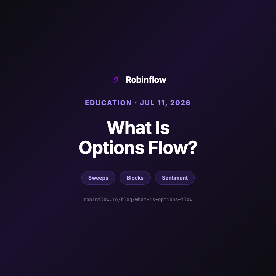 Education cover: What Is Options Flow? Sweeps, blocks, and sentiment